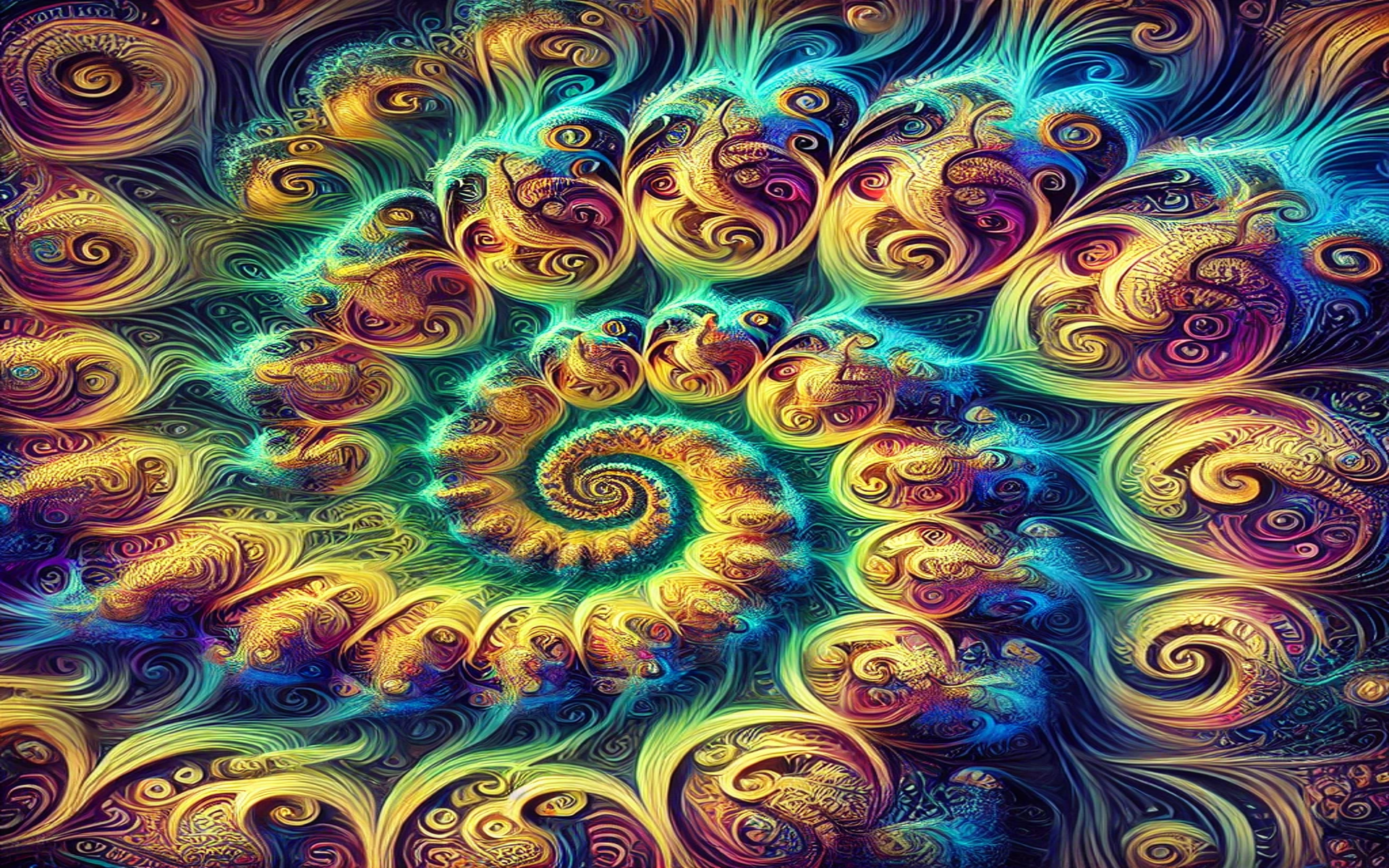 Dalle3 generated fractal