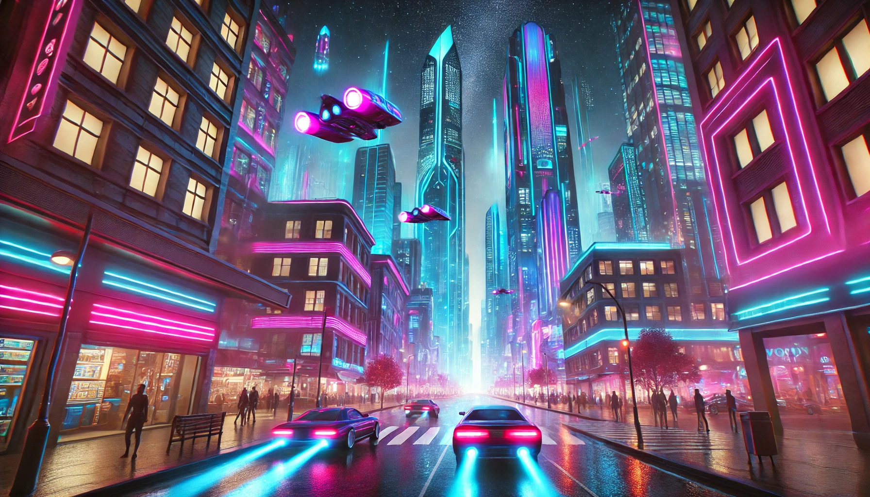 Dalle3 generated cityscape